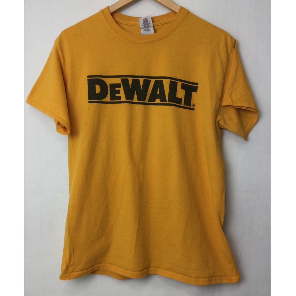 DeWalt Mens Pure Cotton Logo Tee Shirt Medium